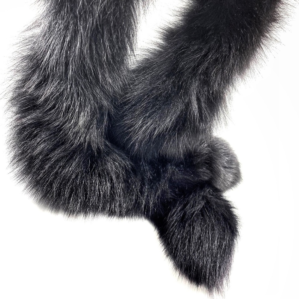 SOLD! 💯 Auth Vintage DIOR Fox Fur Stole/Scarf - Picture 6 of 10
